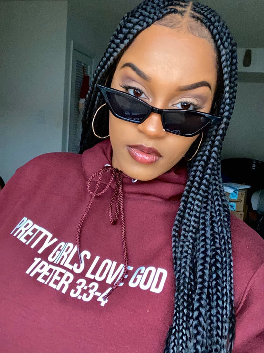 PGLG Burgundy Hoodie