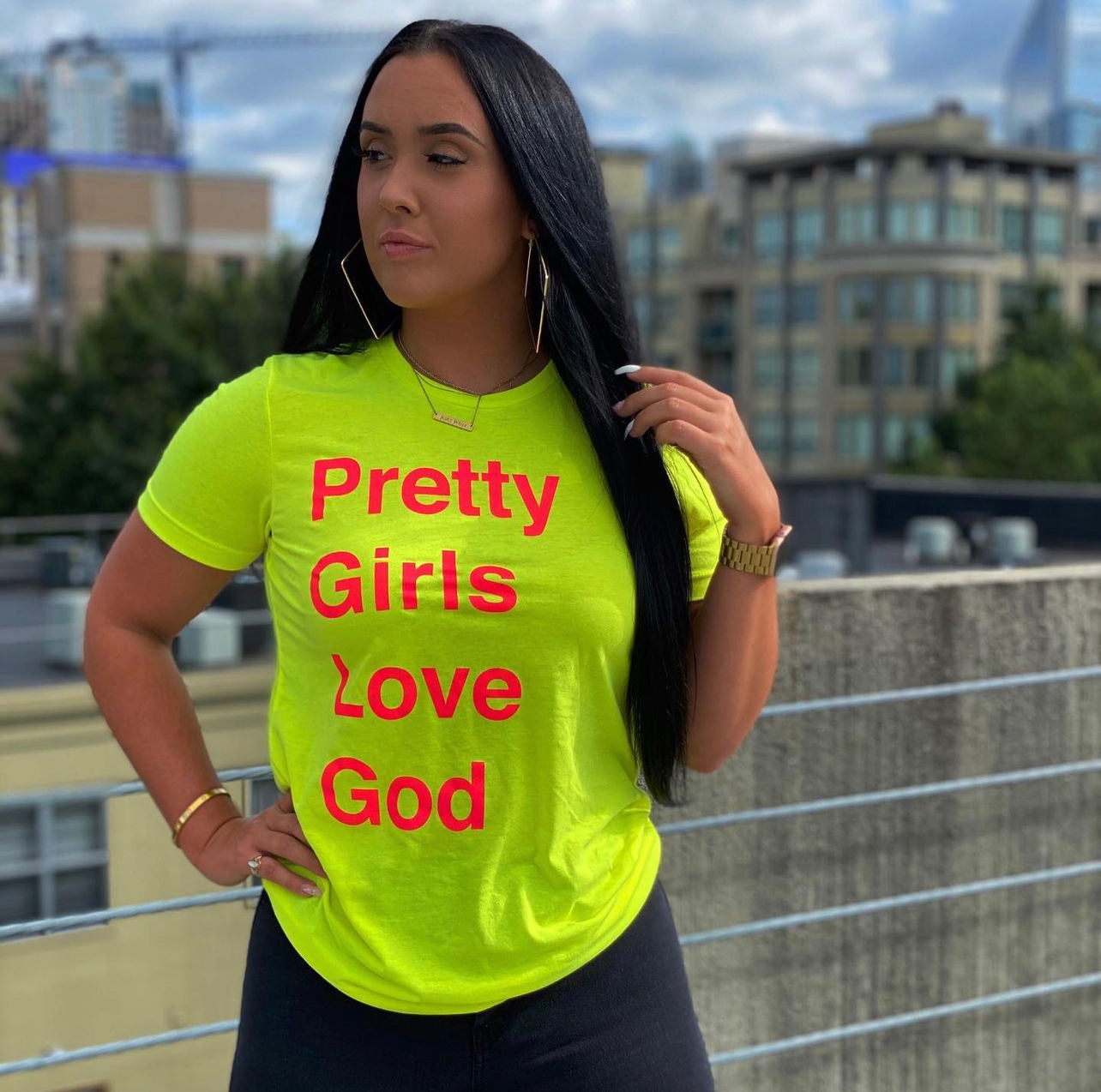 PGLG Neon Green T-Shirt